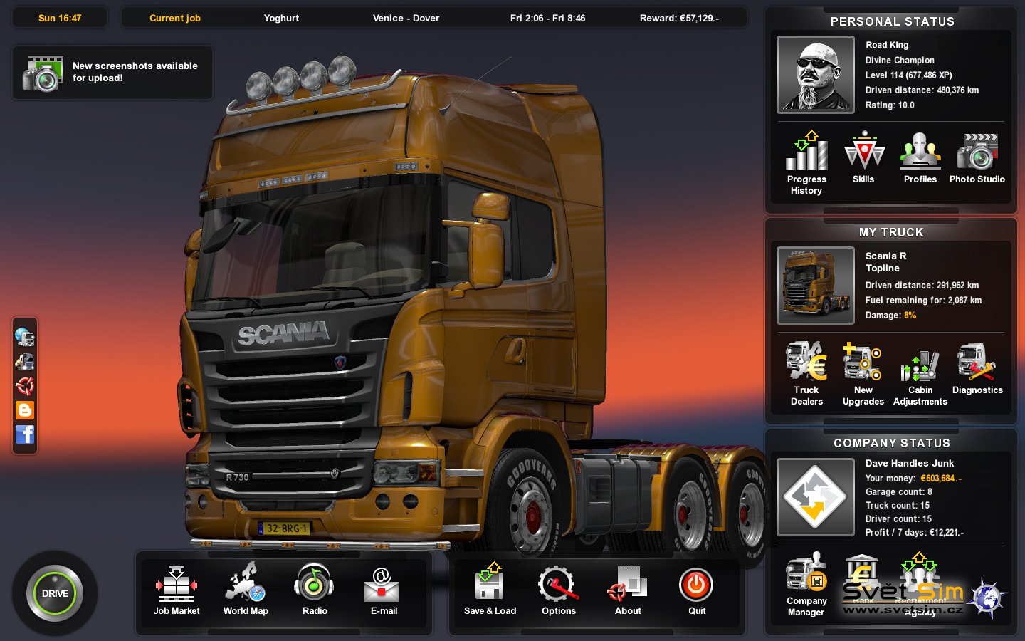 Разработчик симулятор 2. Евро трак симулятор 2. Euro Truck Simulator 2 / ETS 2. Euro Truck Simulator 2 Интерфейс. Евро трак 1.3.